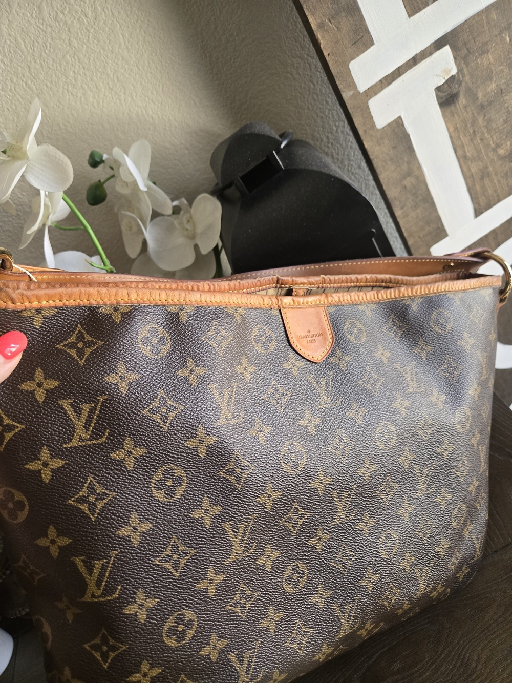Available--Authentic Louis Vuitton Delightful PM Monogram Shoulder Brown and Tan - Picture 10 of 16